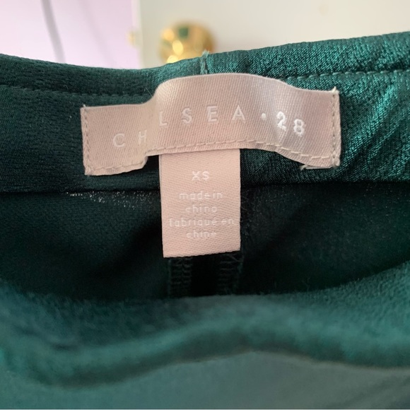 Chelsea28 Side Sash Midi Skirt XS GREEN PONDEROSA - Picture 3 of 3